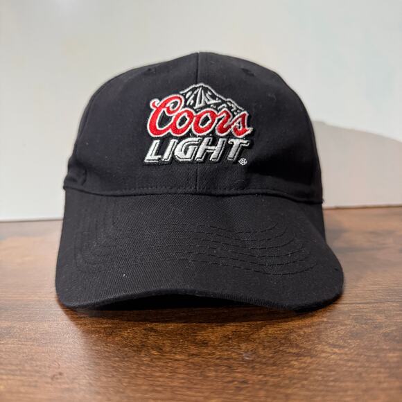 Coors Light Strack Back Black Baseball Cap - Picture 1 of 6